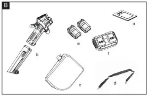 YARD FORCE LB C20 40V Cordless Blower -figure 3