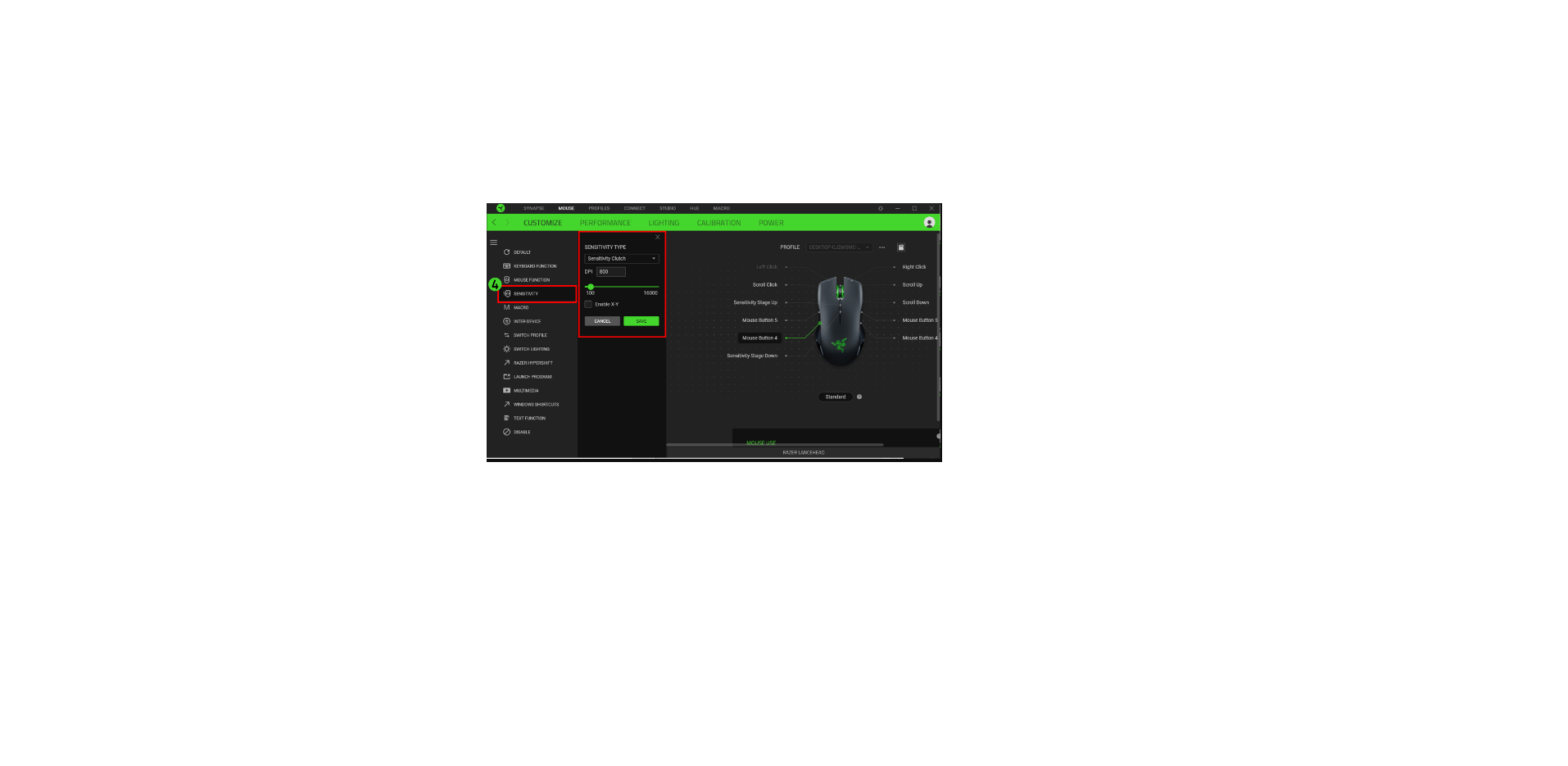 What Are The Different Sensitivity Features Of The Razer Mouse