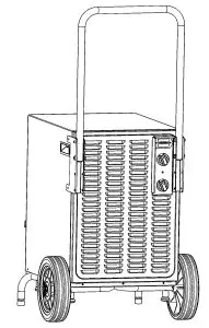 Woods WCD2 Pro Professional Dehumidifier - TECHNICAL DRAWINGS 2