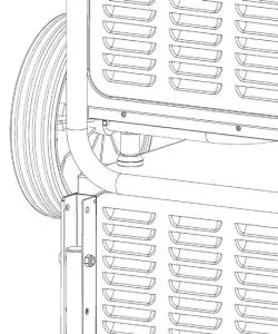 Woods WCD2 Pro Professional Dehumidifier - TECHNICAL DRAWINGS 5
