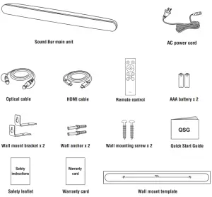 TCL ALTO 6 20 Channel Sound Bar with Dolby Audio - fig