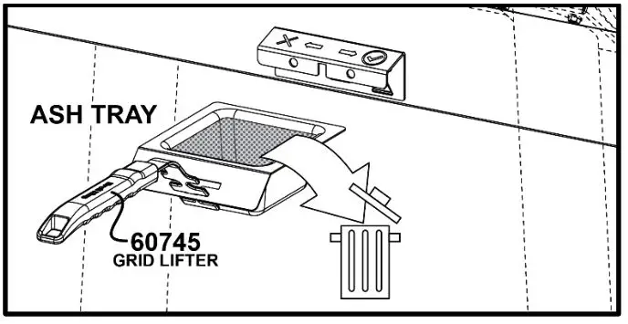 Broil King 494051 Crown Pellet 500 400 Smoker and Grill BBQ - ASH CLEAN OUT 2
