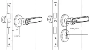 selockey S1580 Fingerprint Lock- installation 1