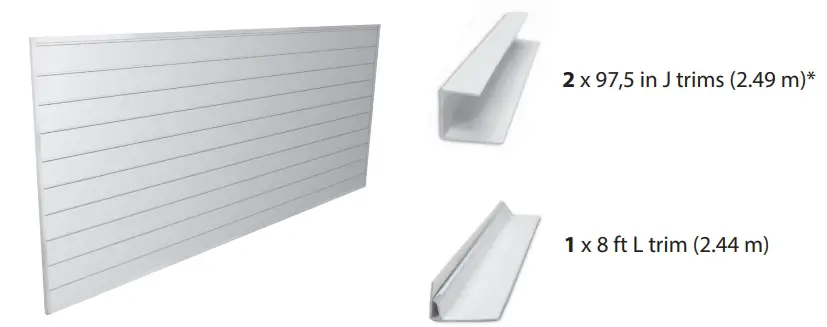 Proslat 8 X 4 Ft Pvc Panel Instructions Manual