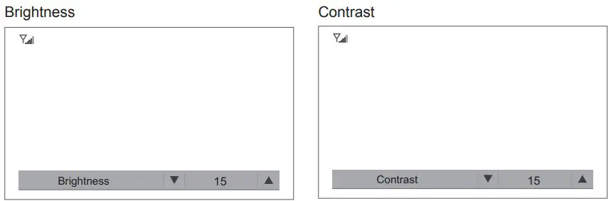 Voyager WVSXM70 WVSXM70CV Digital Wireless Observation Monitor Instruction Manual - MENU BUTTON