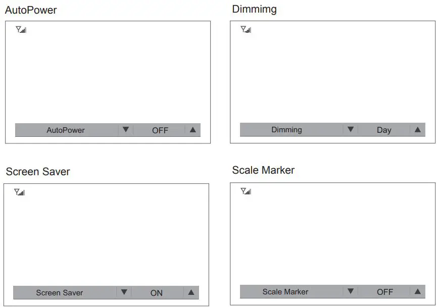 Voyager WVSXM70 WVSXM70CV Digital Wireless Observation Monitor Instruction Manual - MENU BUTTON