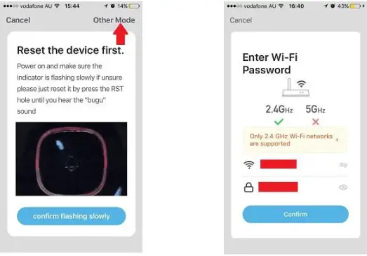 mirabella genio Snap 8S Wifi Camera - Pairing the camera using Mirabella Genio App 2