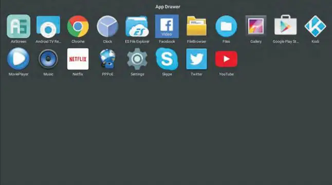 CONCORD Media Player with Voice Assist - App Drawer