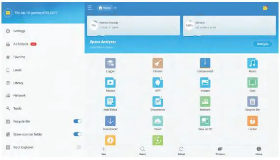 CONCORD Media Player with Voice Assist - ES File Explorer