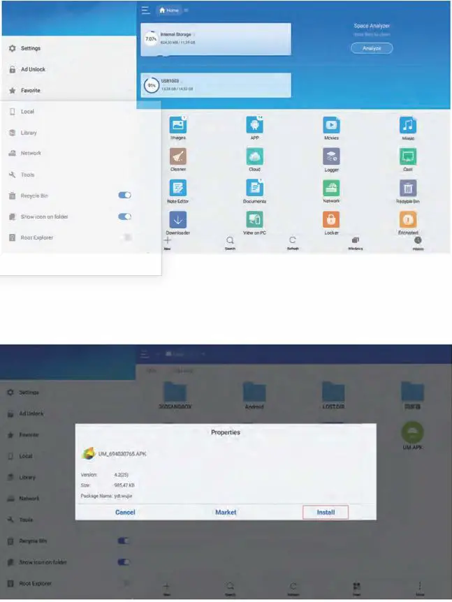 CONCORD Media Player with Voice Assist - How to Install Un install Apps 1