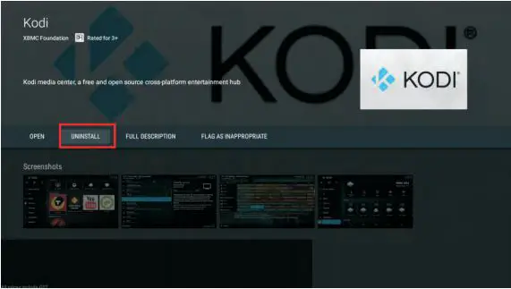CONCORD Media Player with Voice Assist -How to uninstall apps
