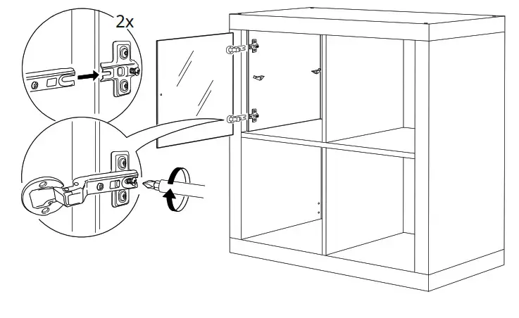 IKEA KALLAX Insert with Glass Door - Prodact overview 14