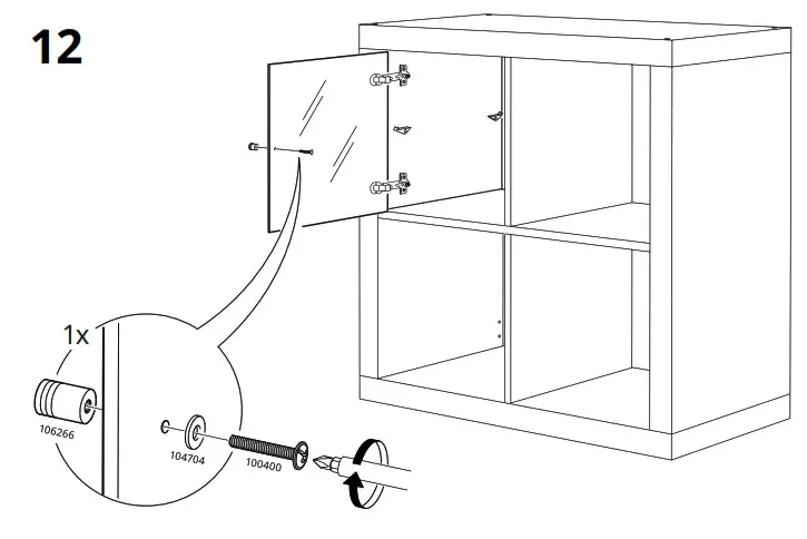 IKEA KALLAX Insert with Glass Door - Prodact overview 15