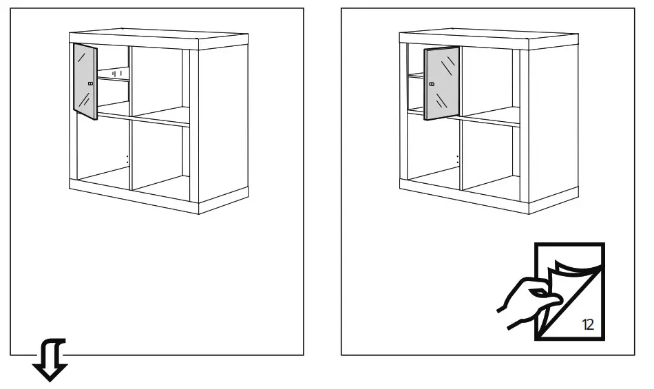 IKEA KALLAX Insert with Glass Door - Prodact overview 23
