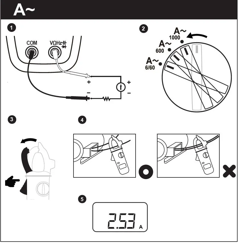 MASTECH MS2026R Digital Clamp Meter-4