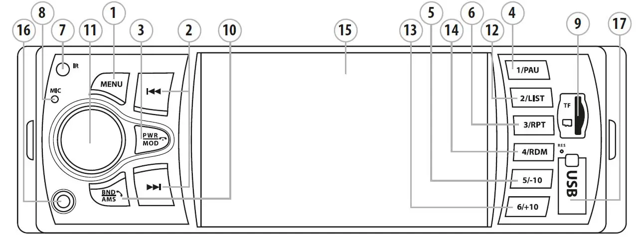 M N C 39751 MALIBU Star Multimedia Head Unit 1