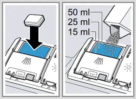 BOSCH SGS2HVI66G Dishwasher- Adding detergent