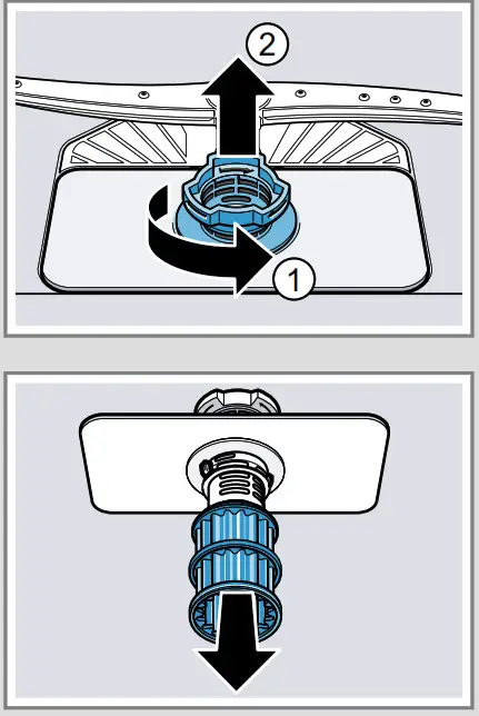BOSCH SGS2HVI66G Dishwasher- Cleaning filters