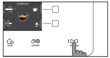 RI8699 Gaggia Magenta Plus - START