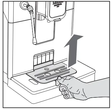 RI8699 Gaggia Magenta Plus - brewing