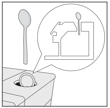 RI8699 Gaggia Magenta Plus - handle