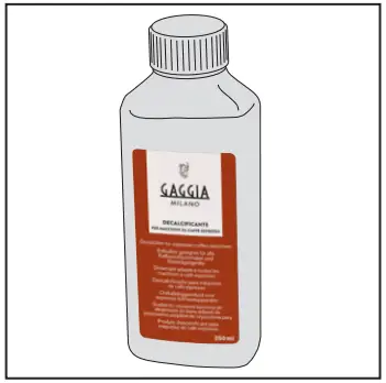 RI8699 Gaggia Magenta Plus - machine requires