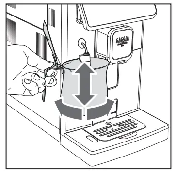 RI8699 Gaggia Magenta Plus - swirling