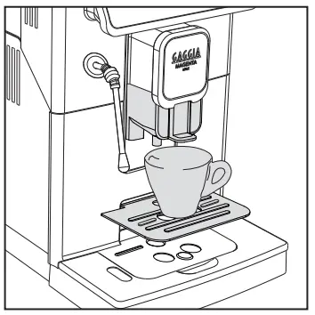 RI8699 Gaggia Magenta Plus - using