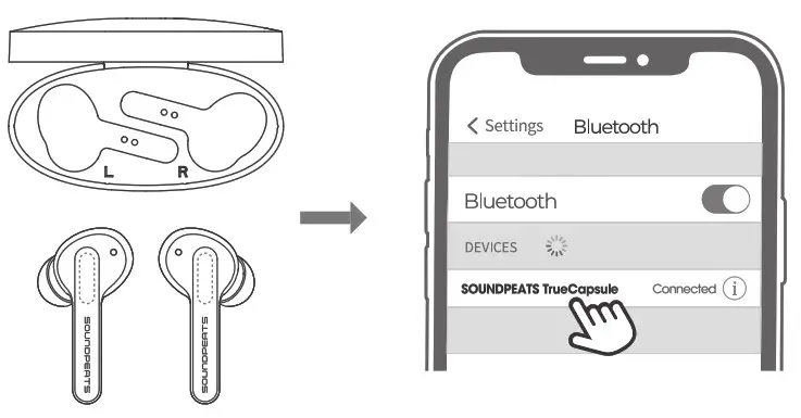 SOUNDPEATS TrueCapsule True Wireless Earbuds