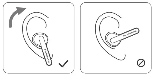 SOUNDPEATS TrueCapsule True Wireless Earbuds- Warning