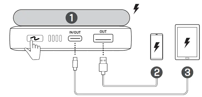 InfinityLAB INSTANTGO 5000 mAh Wireless Power Bank 3