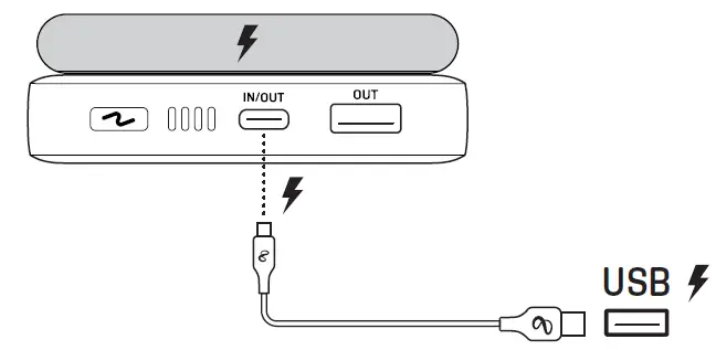 InfinityLAB INSTANTGO 5000 mAh Wireless Power Bank 5