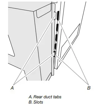 KitchenAid MKC2157 Microwave Oven Built in Trim Kit - Attach Rear Duct 3