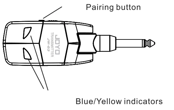 JOYO JW 03 Digital Wireless Transmitter and Receiver - battoun