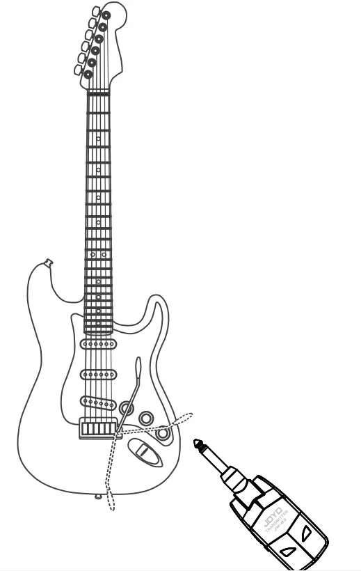 JOYO JW 03 Digital Wireless Transmitter and Receiver - guitar