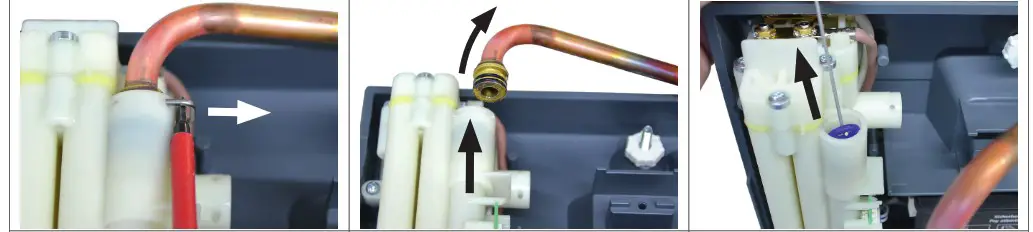 CLAGE SA DX2 E Comfort Instant Water Heater - Exchange of flow sensor 1