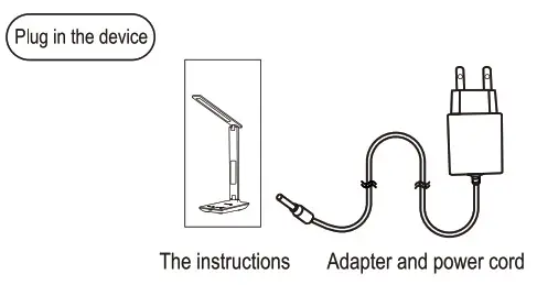 Manjia Technology TX26C0 LED Lighting Desk Lamp - In the accessories