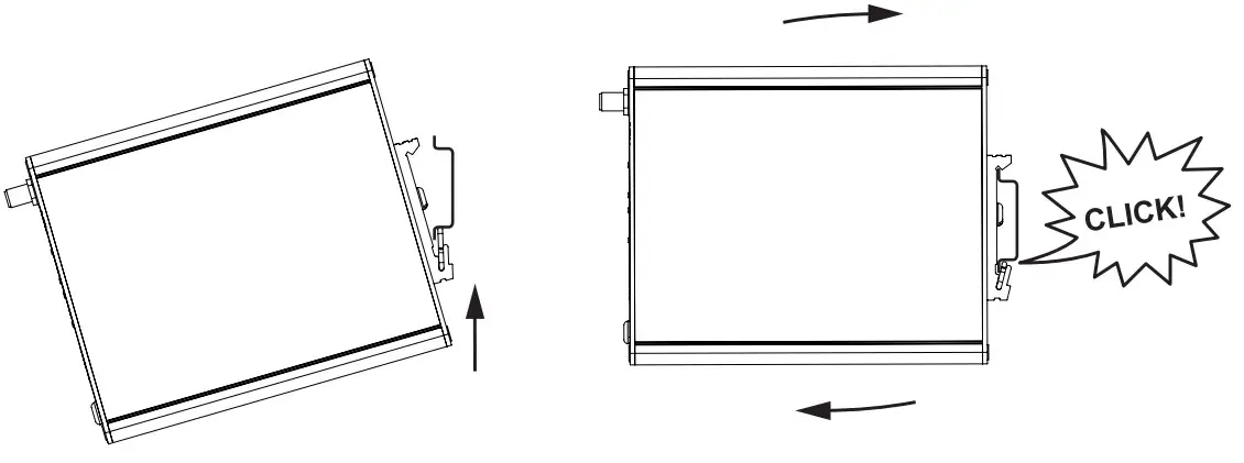 westermo MRD 415 Industrial Cellular Router - Mounting of product