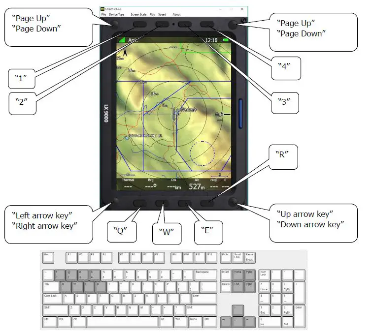 lxnav LX9000 LX Sim High End Vario Navigation System 4