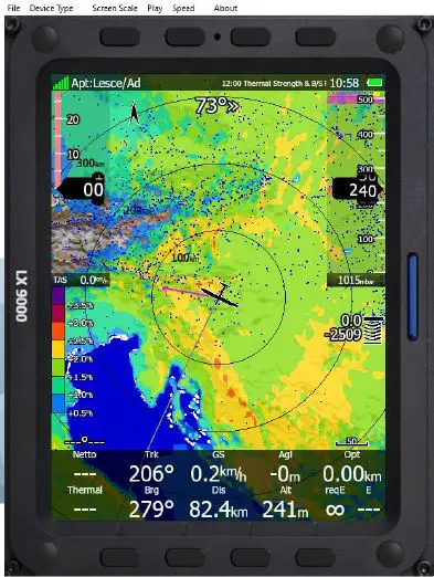 lxnav LX9000 LX Sim High End Vario Navigation System pro
