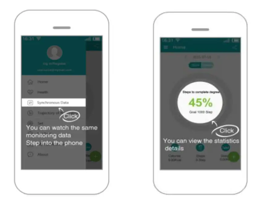 Accutime Fundo Smart Watch MTS033 - Synchronizing data