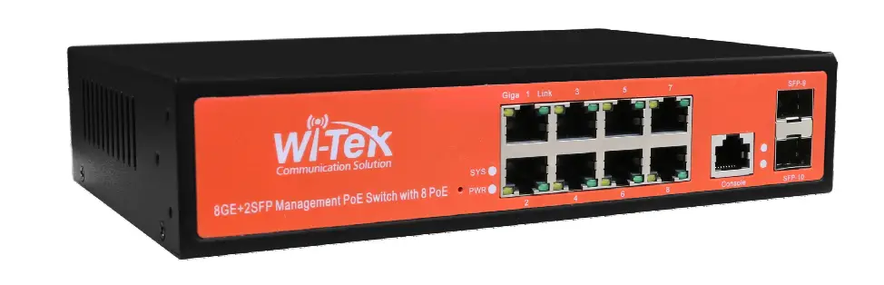 Wi-tek Wi-pms310gf-alien Gigabit L2 Managed Poe Switch Instruction Manual