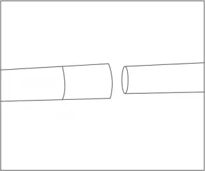 Connection with Plastic Adapter Tube 2