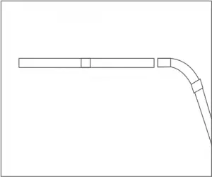 Hose Connection with Plastic Tube 1