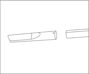 Plastic Tube Connection with The Small Flat Section 1