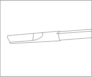 Plastic Tube Connection with The Small Flat Section 2