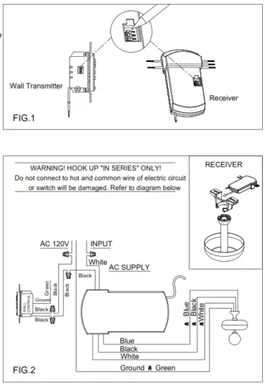 ARRANMORE LIGHTING AND FAN AR-2281 Santiago Ceiling Fan - CIRCUIT BREAKER