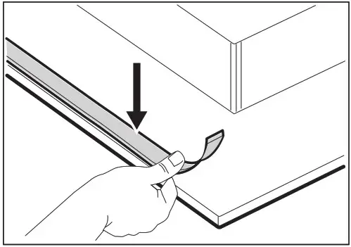 AEG HKB64029UM Flush Burner Gas Hob 60 cm - Assembly 4