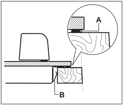 AEG HKB64029UM Flush Burner Gas Hob 60 cm - Assembly 6