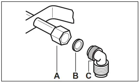 AEG HKB64029UM Flush Burner Gas Hob 60 cm - Gas Connection